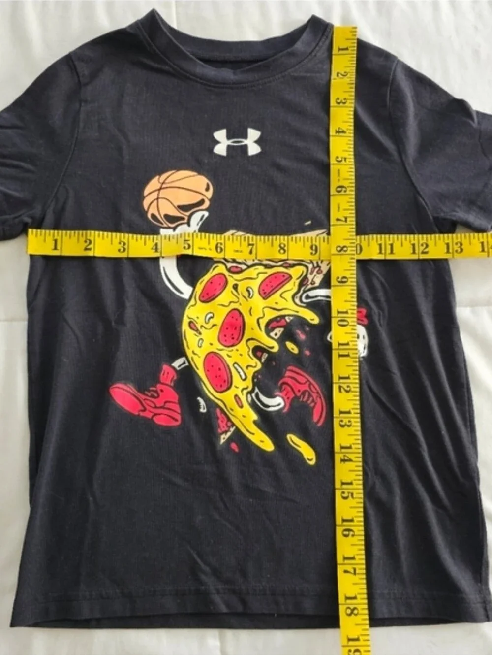 Under Armour Heatgear Pizza Basketball Graphic Shirt Nike Shorts & Hat Lot, 4-5 - Picture 4 of 10